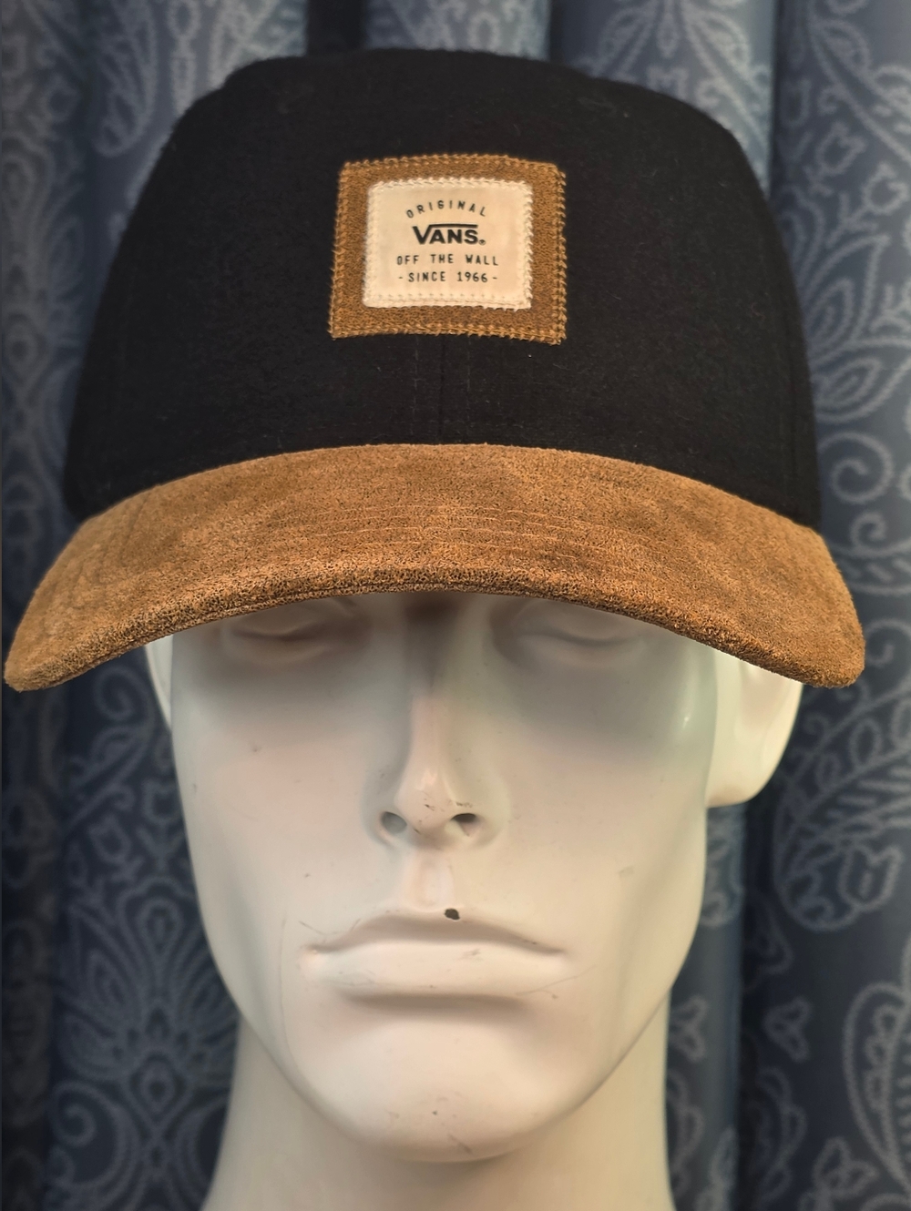 Vans "Off The Wall" Wool Blend & Suede Strapback Hat OSFM